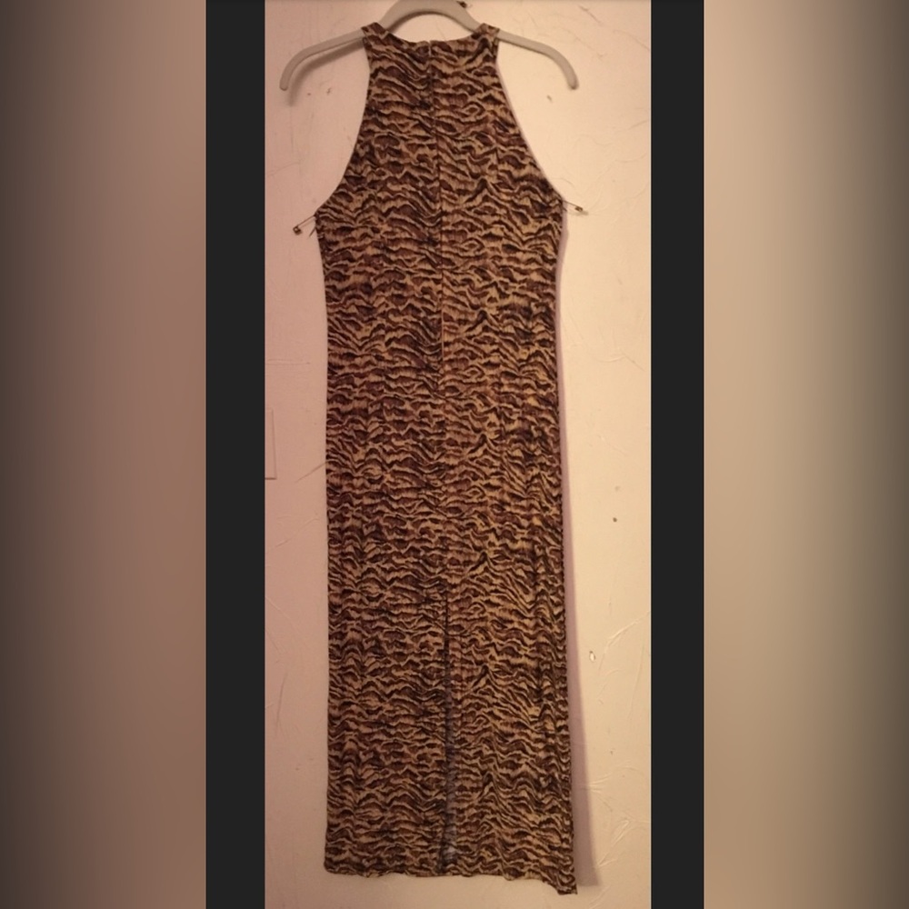 Rayon Tiger Stripe Maxi Dress